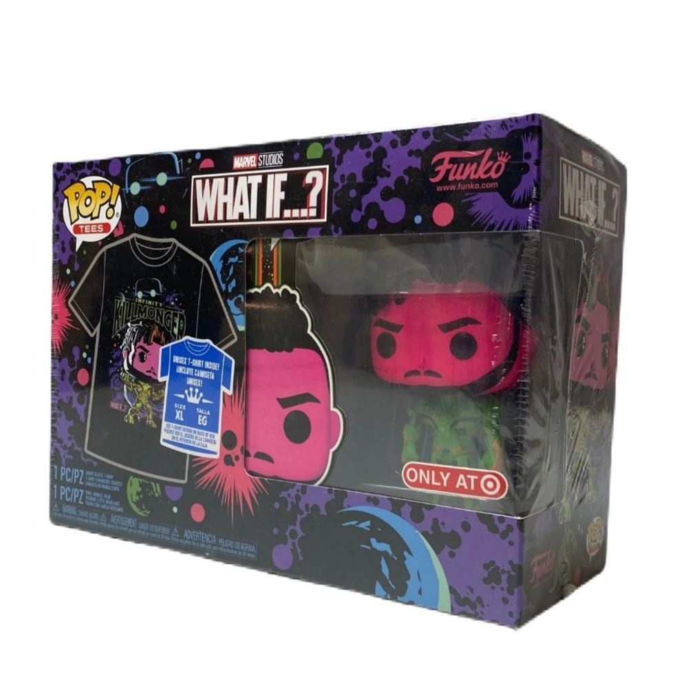 Funko Pop Tees Killmonger Marvel What If Target Exclusive Figure T-Shirt 2XL